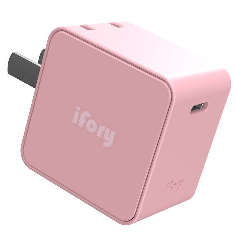 安福瑞ifory 18W充电器PD快充充电头TypeC接口适用iPhone11/8plus/x/xr支持苹果12 粉色