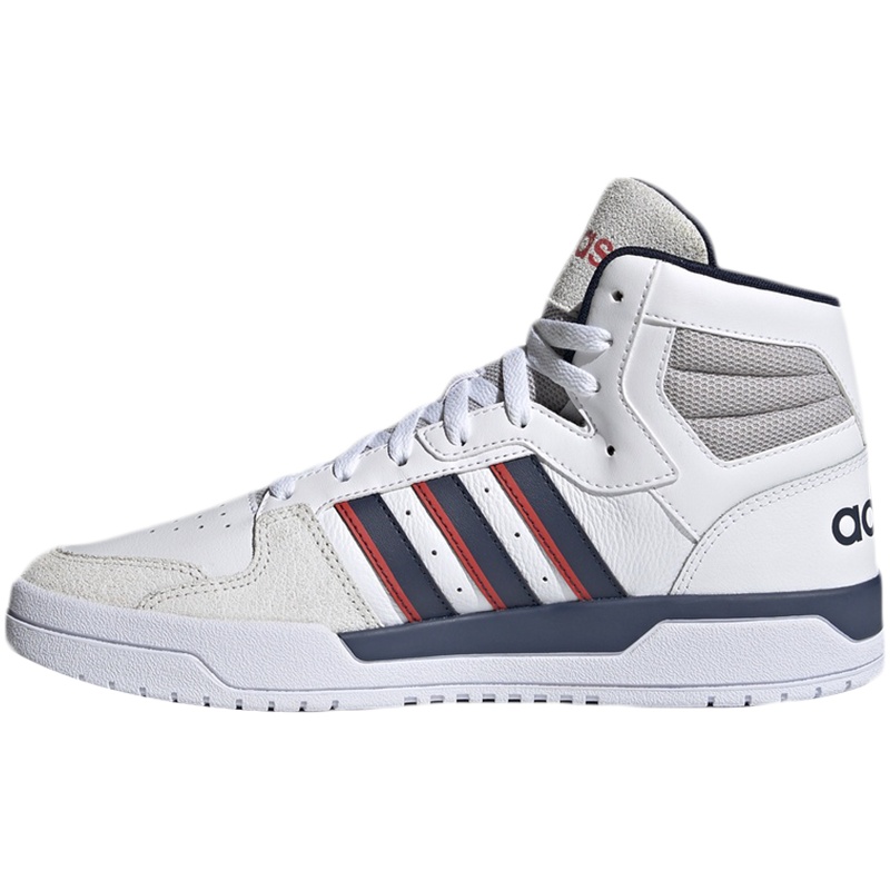阿迪达斯NEO男鞋板鞋经典高帮篮球场下休闲运动鞋FY6621