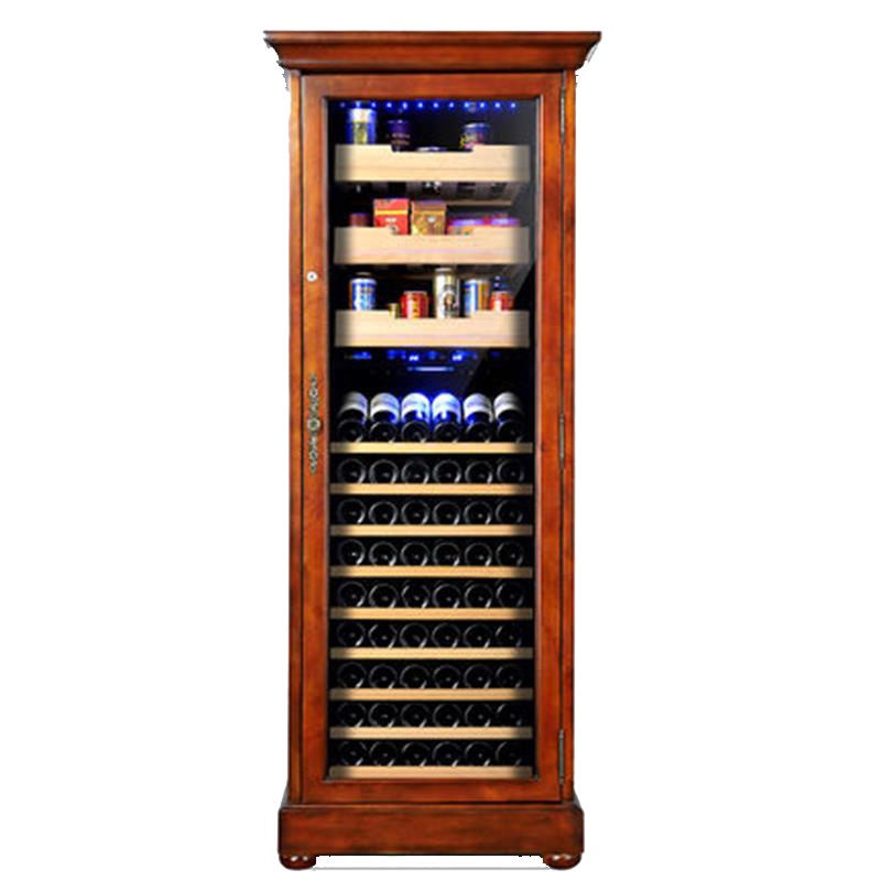 尊堡(zunbao)BJW-508D 压缩机恒温红酒柜 高端实木 欧式设计 纯铜蒸发器 168支装508升 自动除霜