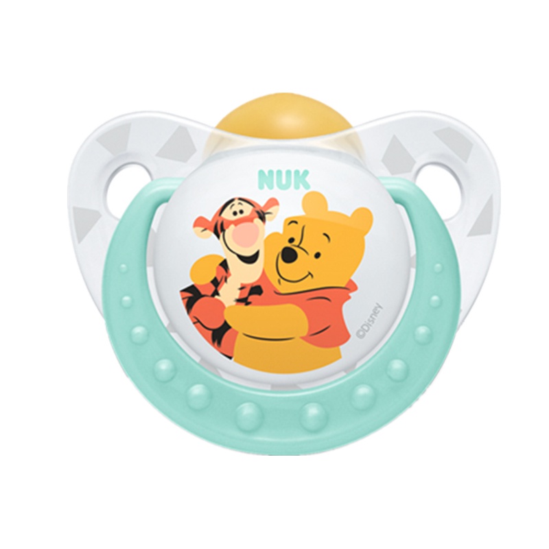 NUK安睡型迪士尼维尼乳胶安抚奶嘴(18-36个月)花型随机