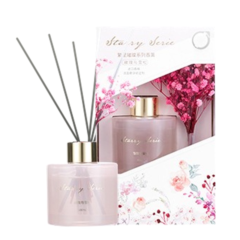 名创优品 (miniso) 繁星璀璨系列-无火香薰(玫瑰与雪松)精油家用室内空气留香