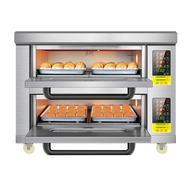 世麦(WORWHEAT)双层披萨烤箱大型商用烤炉箱蛋糕面包月饼烧饼电烘烤箱机烘炉焗炉大容量单层二层四盘三层六盘电烤箱