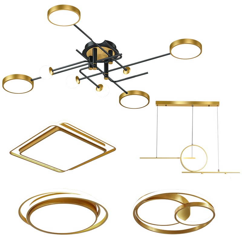 [VVS美学灯]抖音网红2021新款灯具轻奢大气家用led吸顶灯创意现代简约北欧客厅灯时尚温馨主卧灯房间餐厅灯全屋套餐