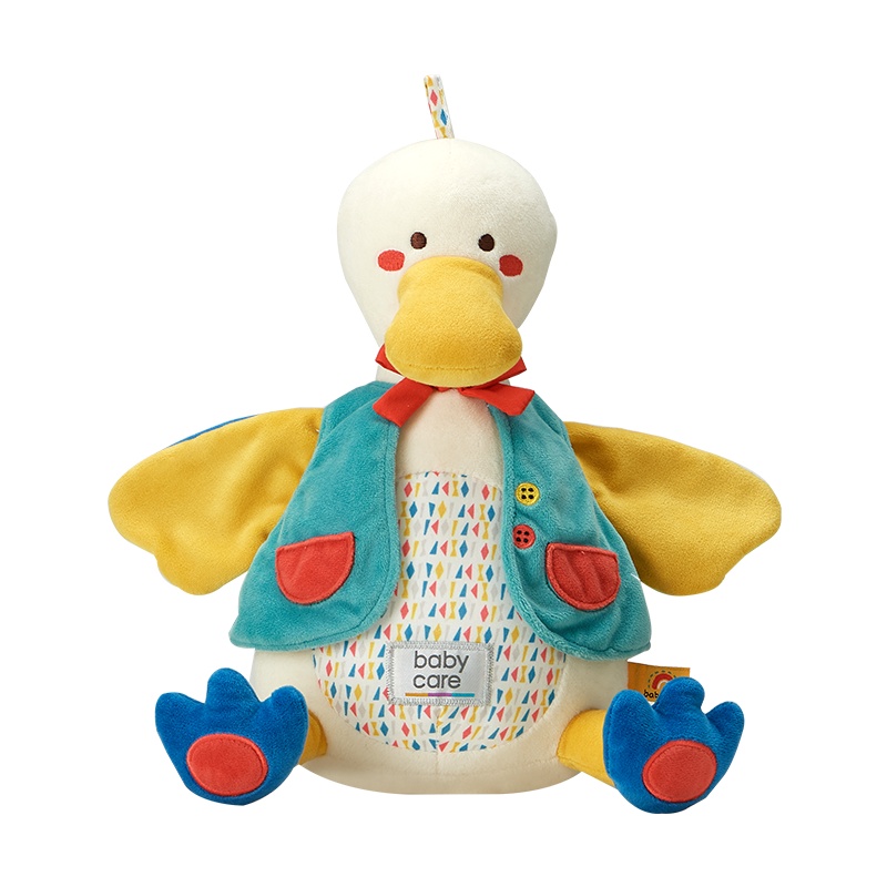 babycare婴儿安抚巾可入口睡眠玩偶 安抚宝宝睡觉神器 新生儿玩具卡卡达鸭