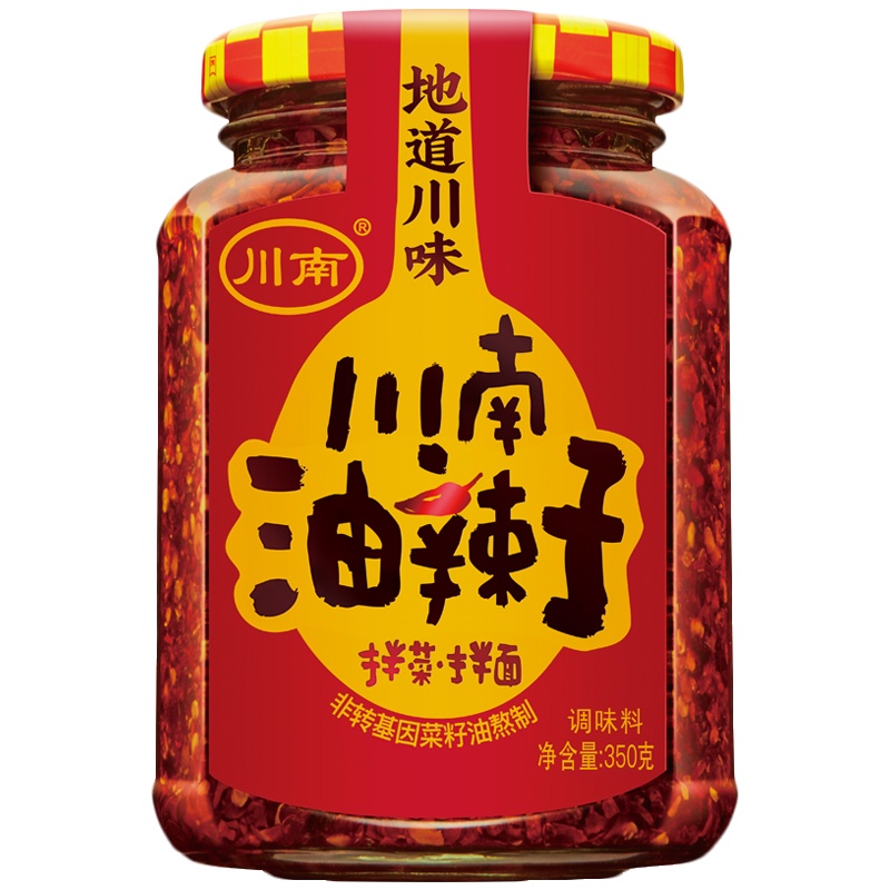 [苏宁超市]川南油辣子 350g拌菜 拌面辣酱调味好帮手