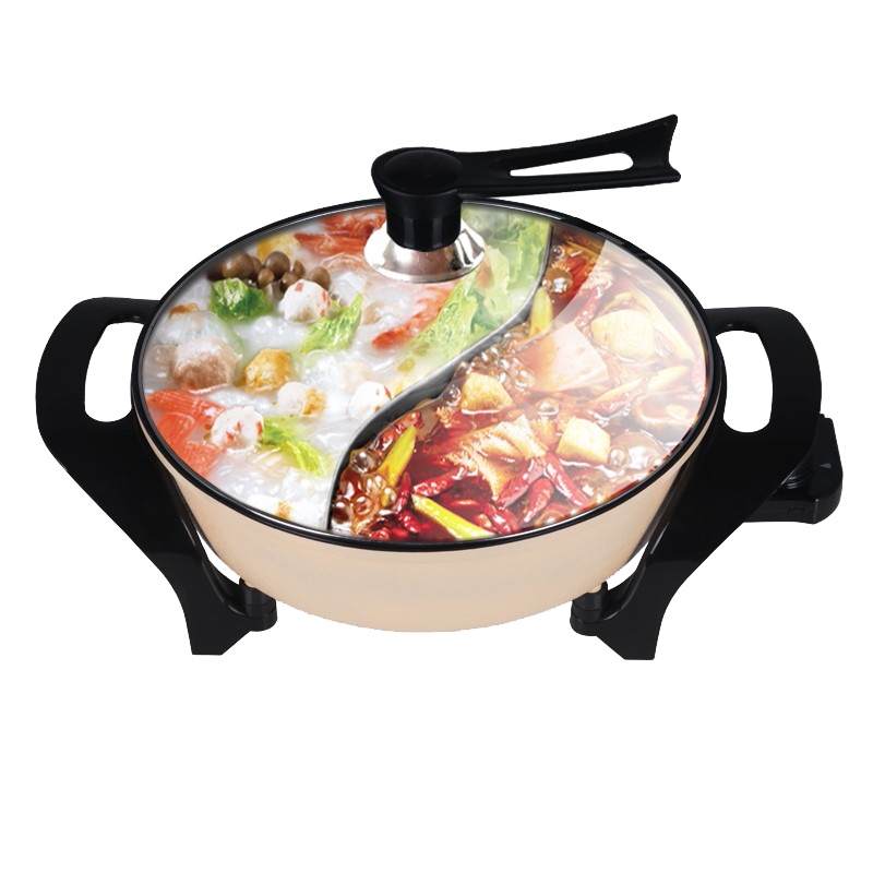 苏宁极物 电火锅 DF-BL8009M 鸳鸯锅多用途锅多功能家用电煮锅电热锅4L(单位:台)