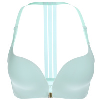 依曼丽光面前扣美背内衣女 性感深V上托聚拢无钢圈文胸