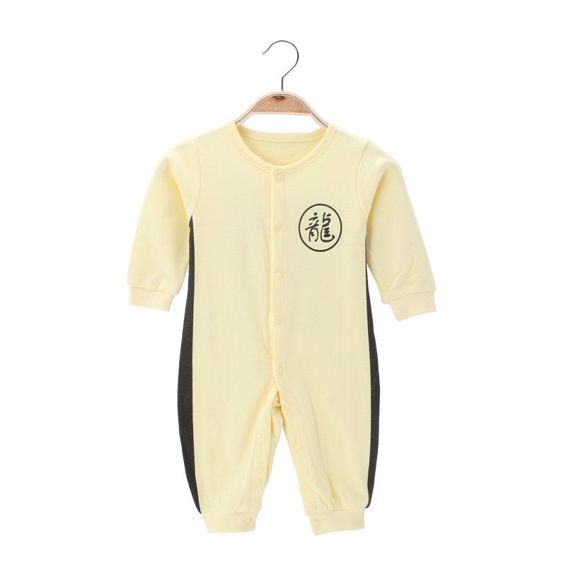 小马波迪婴儿连体衣秋装冬季纯棉打底哈衣爬服新生儿衣服初生宝宝和尚服