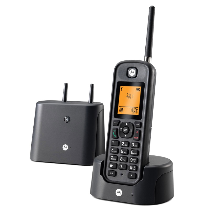 摩托罗拉(MOTOROLA) O201C 电话机 远距离数字无绳单机