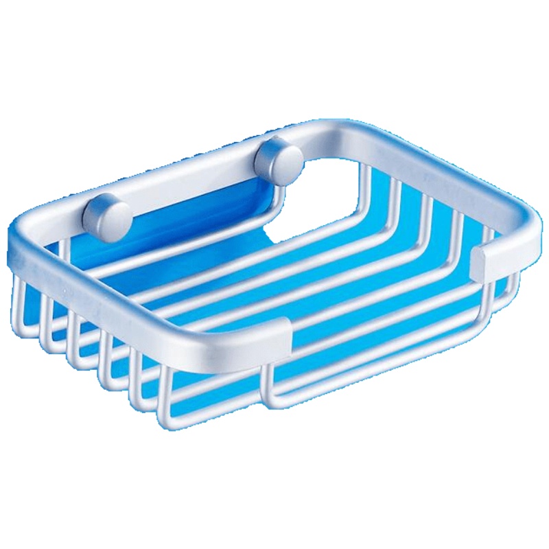 品牌直营> 浴室肥皂架 洗手间肥皂盒 皂网皂碟香皂盒卫生间置物架太空铝合金安心抵