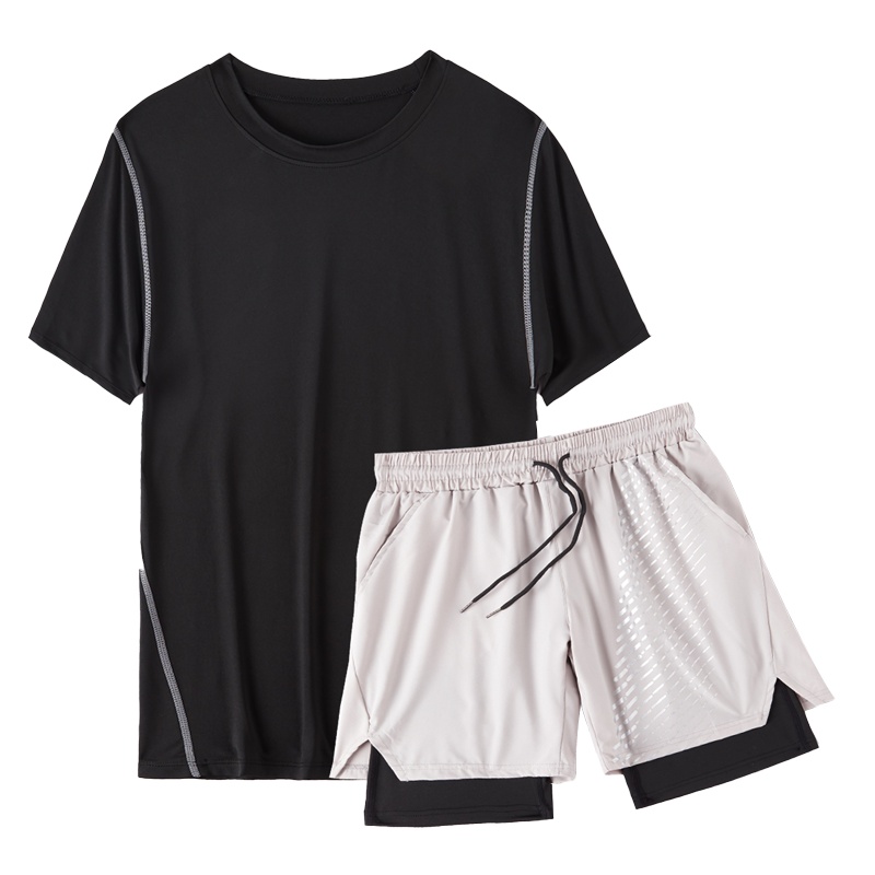 泳裤男防尴尬宽松游泳平角泳衣套装五分速干温泉水上乐园专业装备