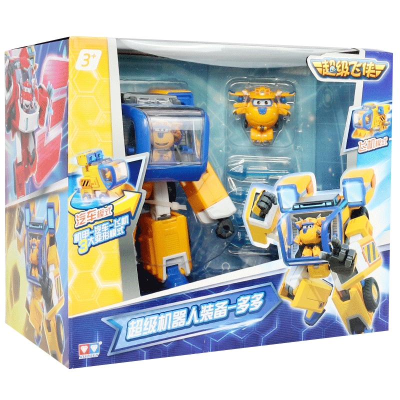奥迪双钻(AULDEY) 超级飞侠玩具机器人套装变形系列儿童礼物超级装备载具多多750322