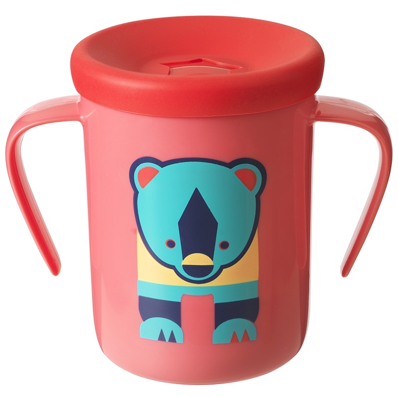 汤美星360°防漏洒杯 粉色