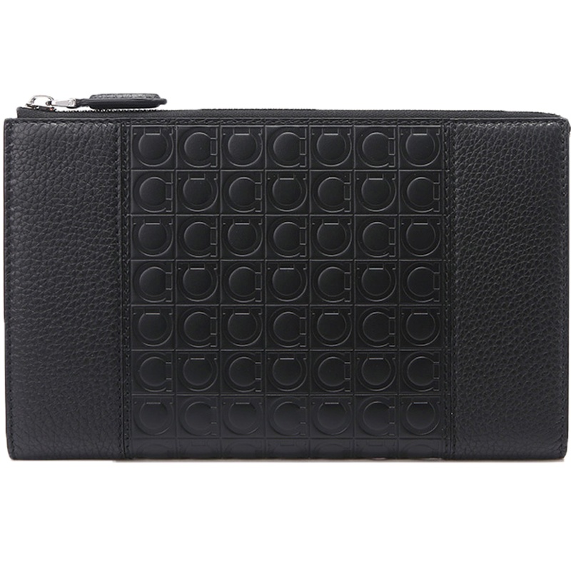 Salvatore Ferragamo 菲拉格慕 男士FIRENZE GAMM系列牛皮手拿包 240865