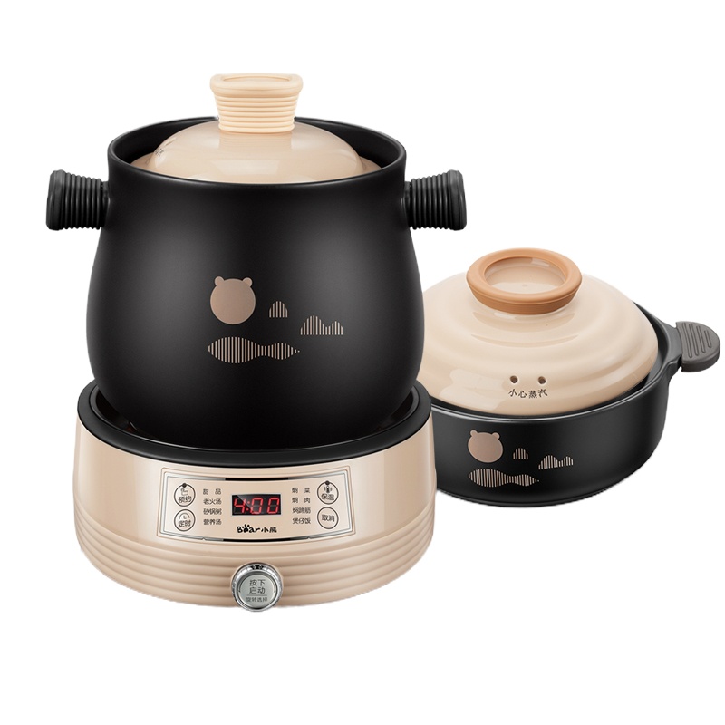 小熊(Bear)DSG-B40J3电砂锅炖锅家用全自动陶瓷煲