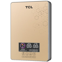 TCL即热式电热水器电家用卫生间加热器速热洗澡器小型淋浴加热宝即开即热厨宝快速加热恒温洗澡机免储水 TDR-70TM金色