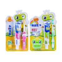 青蛙王子儿童牙刷牙膏套装
