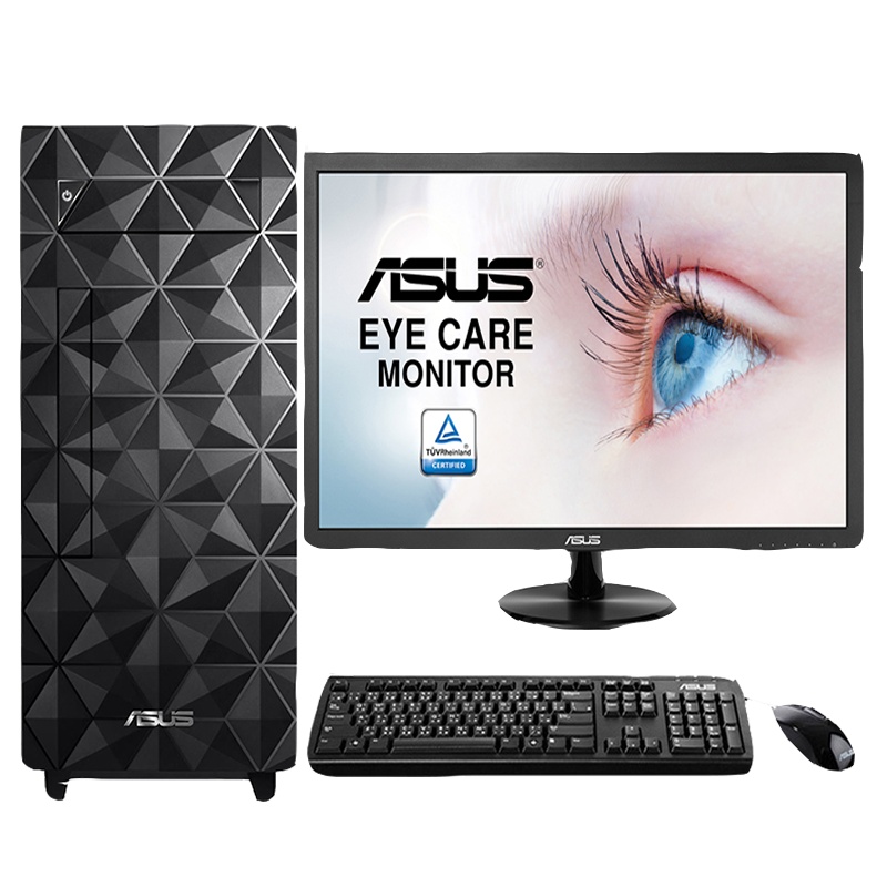 华硕(ASUS) 台式套机S300TA 51040F026T +VA24DQ