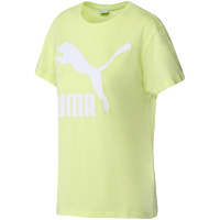 【自营】PUMA彪马女装运动服经典logo运动服休闲跑步短袖T恤596512