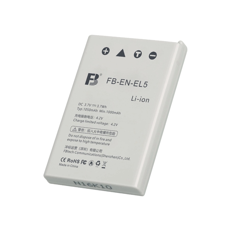 FB沣标EN-EL5电池适用尼康COOLPIX P4 P80 P90 P6000 EL5相机电池