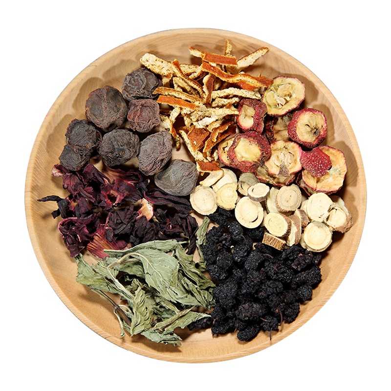 5包装洪晟翔正宗老北京酸梅汤原料包100gX5袋 商用天然桂花乌梅干酸梅粉自制袋装