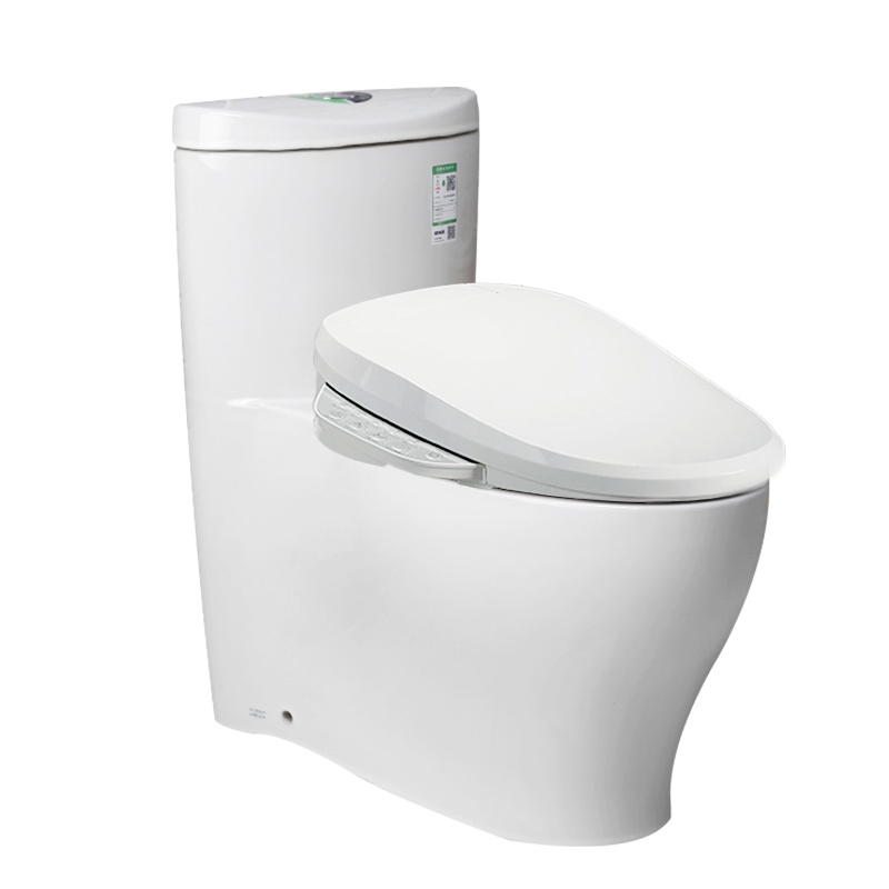 科勒 连体裙包马桶 五级旋风系列水漾坐便器加全功能盖板组合 K-3869+18649