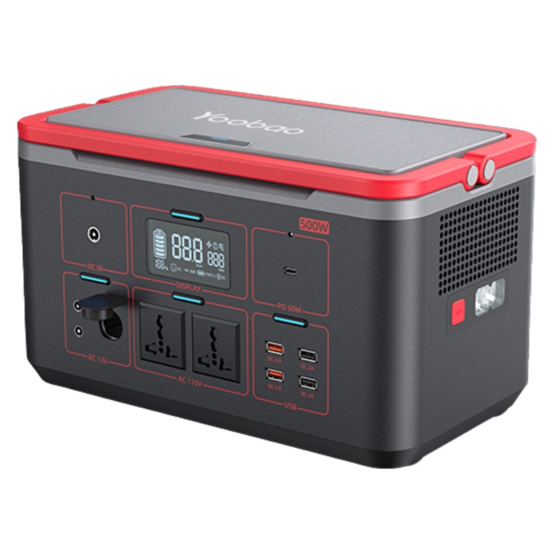 羽博 户外电源充电宝EN500S 220V便携500W大功率车载自驾游露营多功能储能移动电源