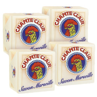 大公鸡管家意大利进口马赛皂内衣皂鸡头皂马赛皂马赛洗衣皂300g×4块装