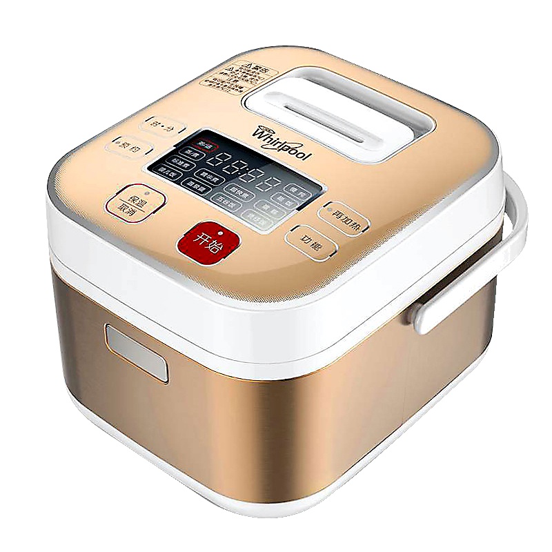 惠而浦(Whirlpool)电饭煲WRC-CS201Y金 迷你2L家用加厚复合铝胆电饭煲传统柴火饭