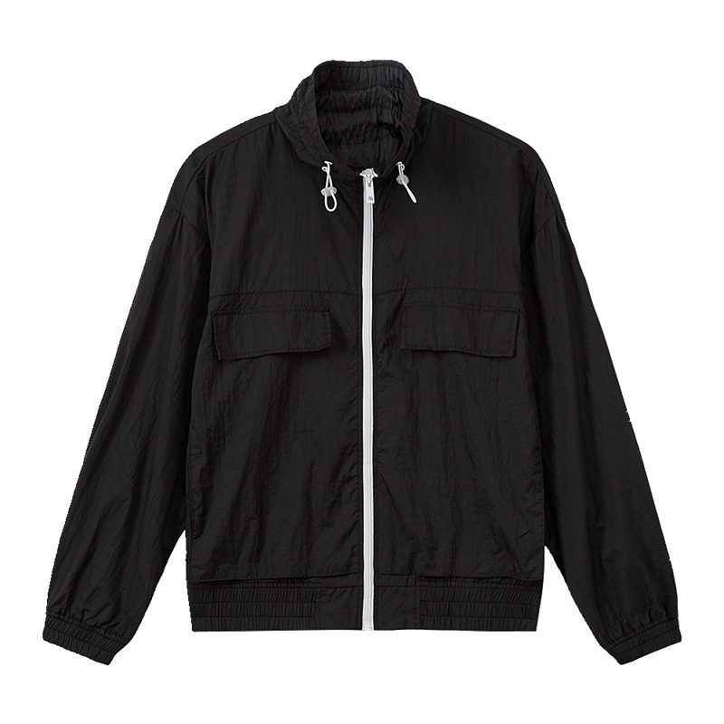 美特斯邦威外套男春季新款男立领防晒服