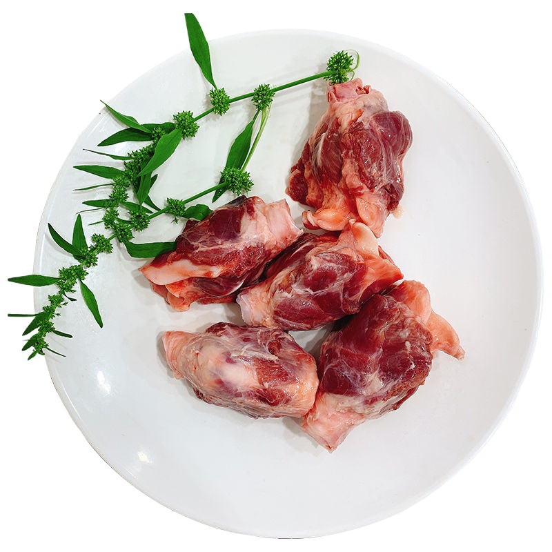 五斤 新鲜土猪喉骨软骨喉头肉金钱脆骨卤菜麻辣烫食材猪肉类