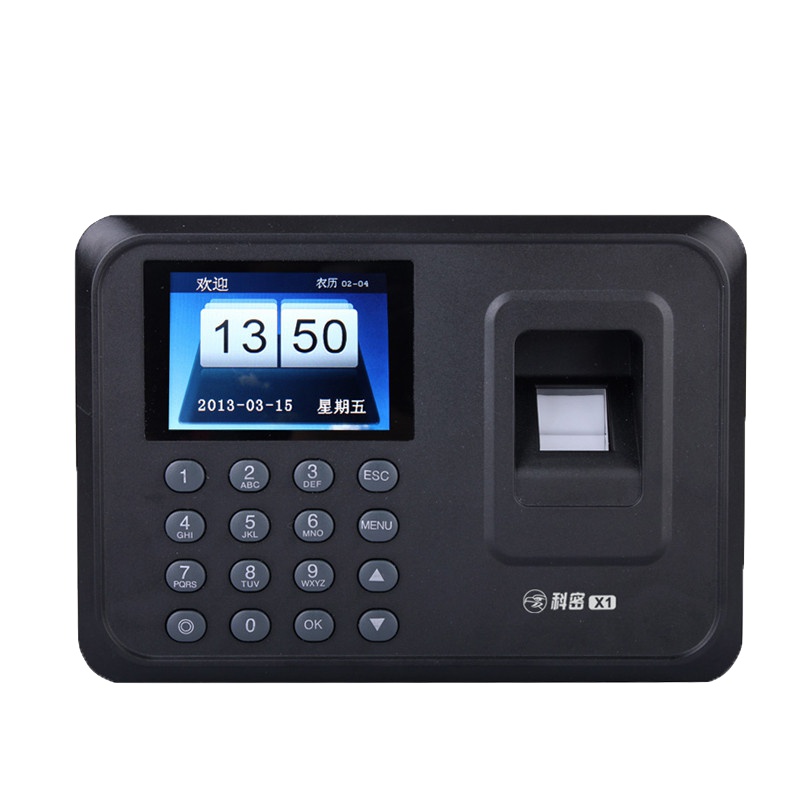 科密(Comet)X1指纹考勤机 打卡机 指纹式员工上班签到机 一体机 指纹机 打卡器 打卡机 打卡钟 办公用品