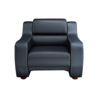 榭邦 办公家具 优质黑色沙发 单人沙发黑色款
