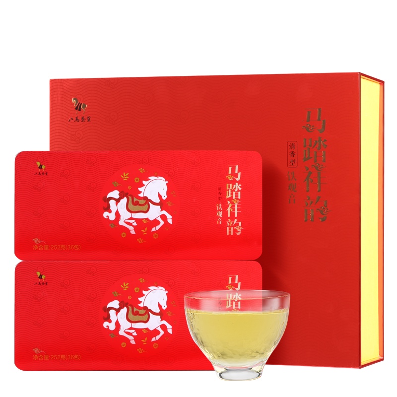 八马茶叶 安溪铁观音清香型特级乌龙茶 礼盒装504克