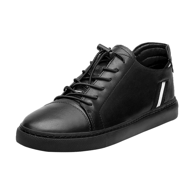 Jeep吉普男鞋英伦时尚商务休闲低帮透气系带板鞋男