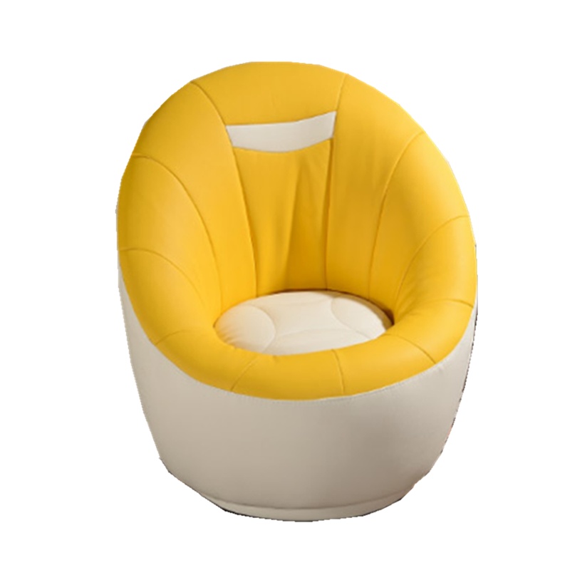 周鼎皖心理咨询室个性化单人沙发(旋转皮艺沙发)