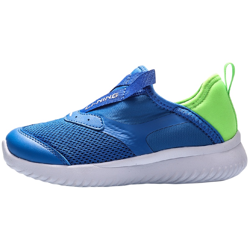 李宁童鞋男女小童新款轻便圆头一脚蹬低帮运动鞋YKNQ058