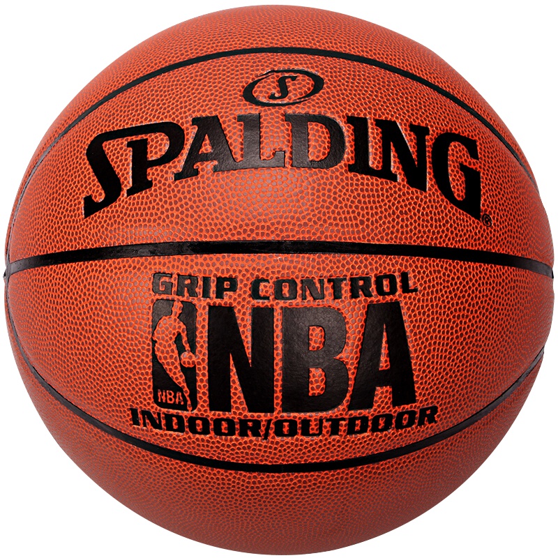 启康 Spalding斯伯丁篮球 74-604Y “掌控”比赛用球 全粒面 PU材质 室内外通用