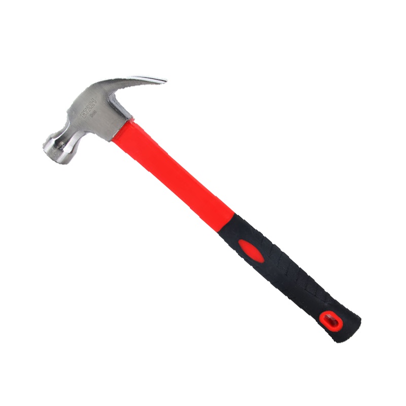 力易得(ENDURA)镜面橡塑纤维柄羊角锤 手锤 榔头 锤子 20oz 货号E7224