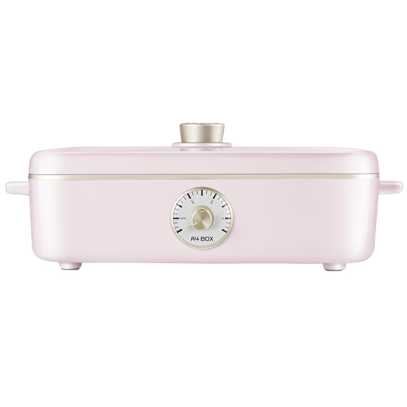 适盒A4BOX多功能料理锅Hellokitty款标配+章鱼烧盘+坑纹盘+陶瓷深锅