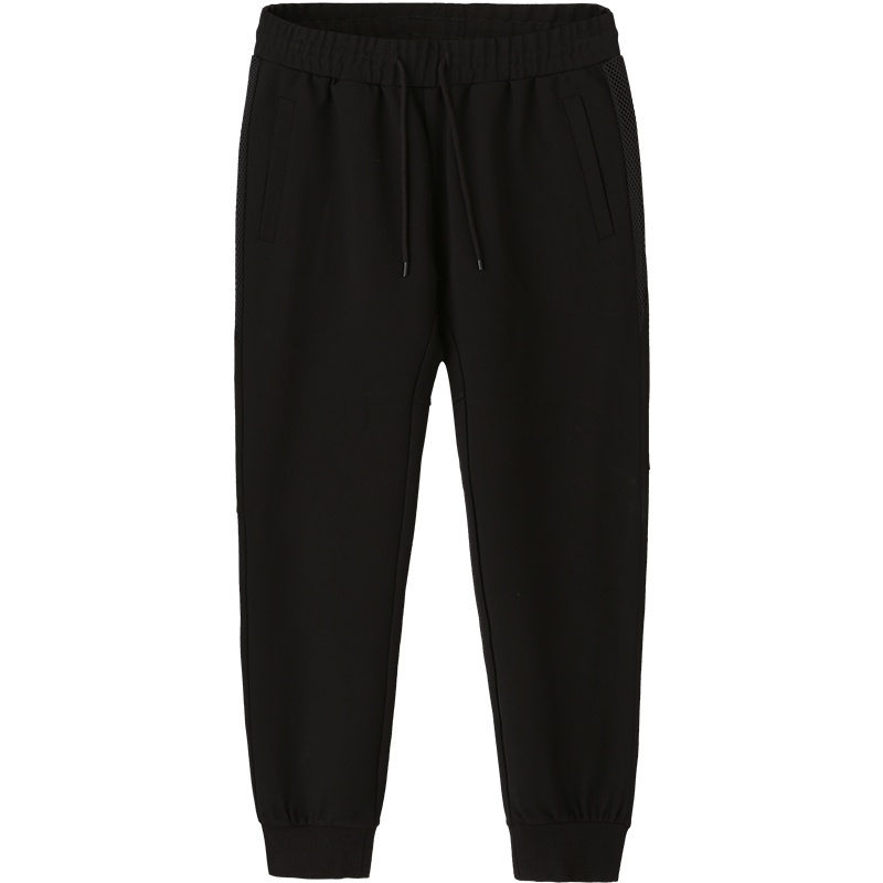 马克华菲男装2018春秋休闲裤束脚针织运动潮流休闲卫裤