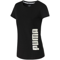 PUMA彪马女装运动服休闲服圆领大LOGO短袖T恤844637