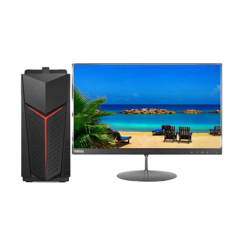 联想(Lenovo) 刃7000 商务台式电脑 21.5英寸窄边屏(I5-9400 16G 1T+256G 6G独显