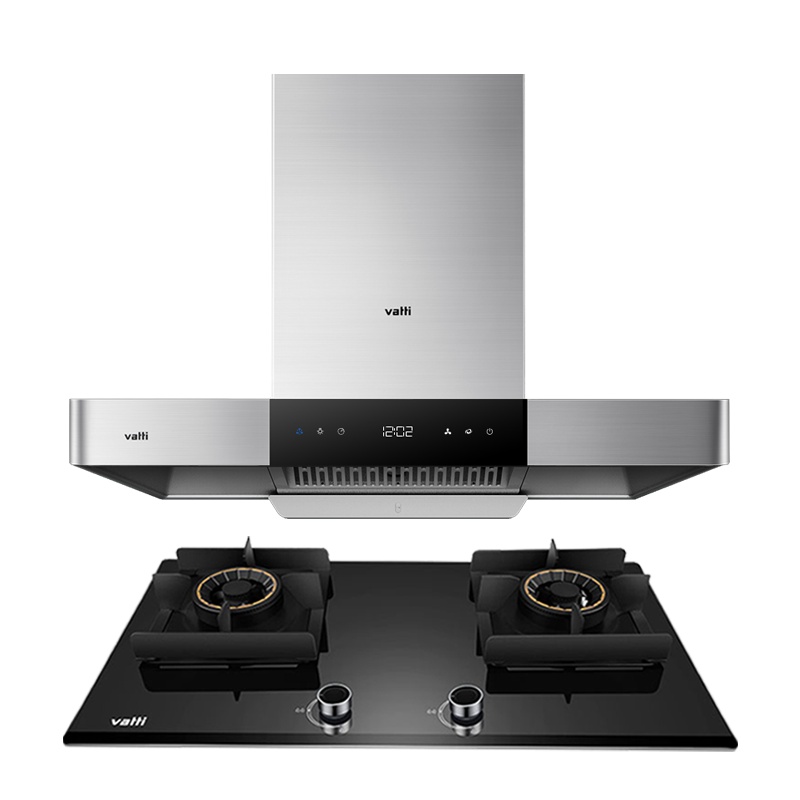 华帝(vatti)21立方吸力烟灶套餐欧式i11089+56B液化气抽油烟机灶具套餐自动洗420Pa风压5.0kW燃气灶