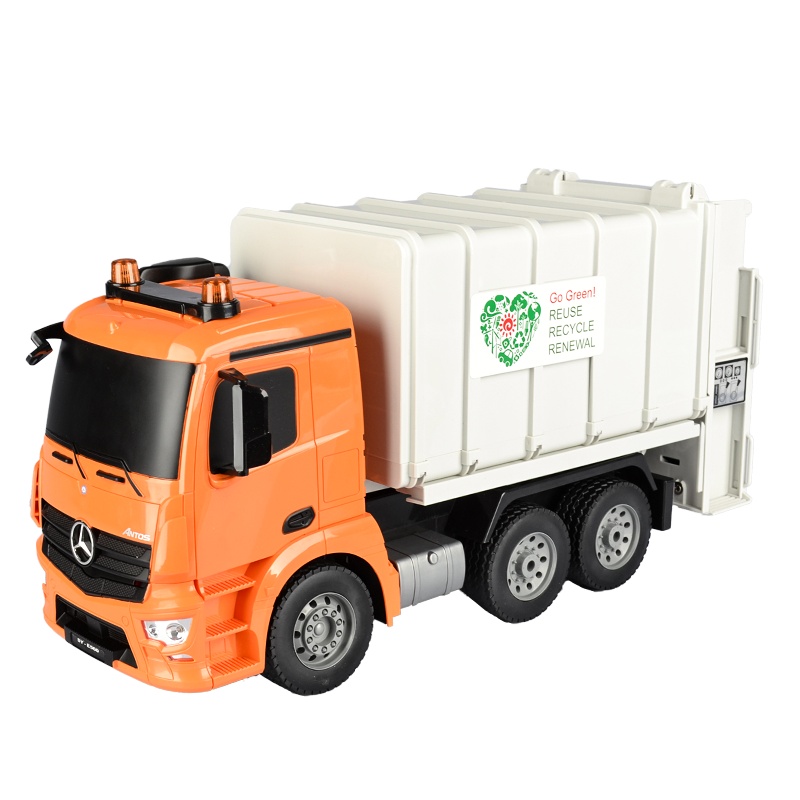 双鹰doubleeagle 垃圾分类 1:20遥控环保先锋车 儿童充电遥控车玩具车垃圾车 E560-001