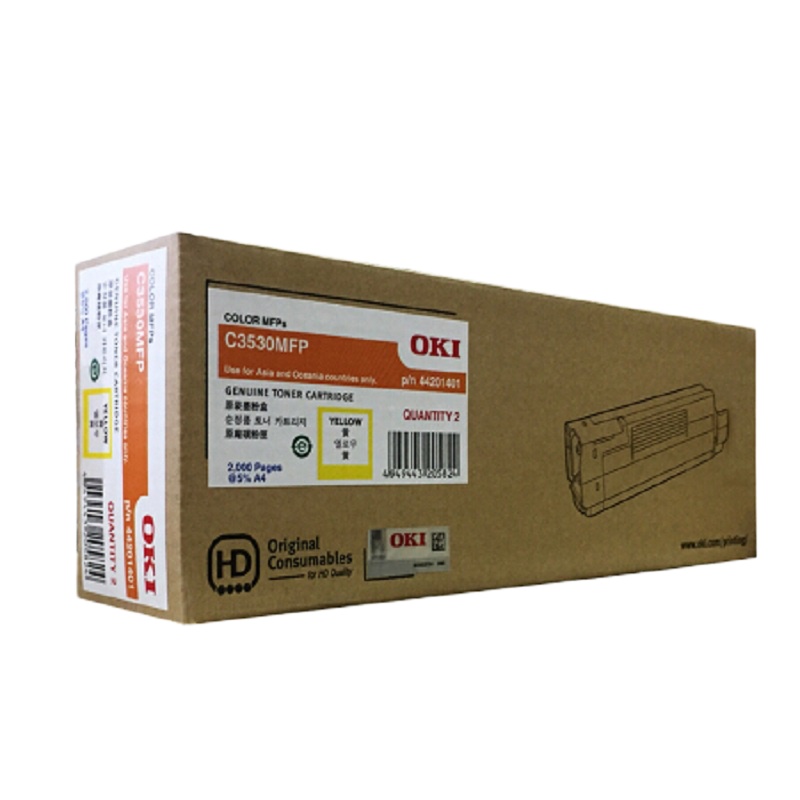 OKI(OKI) 激光打印机 墨粉墨仓 C3530MFP 黄色