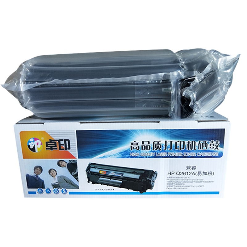 得力(deli)HP Q2612A黑色高品质打印机硒鼓