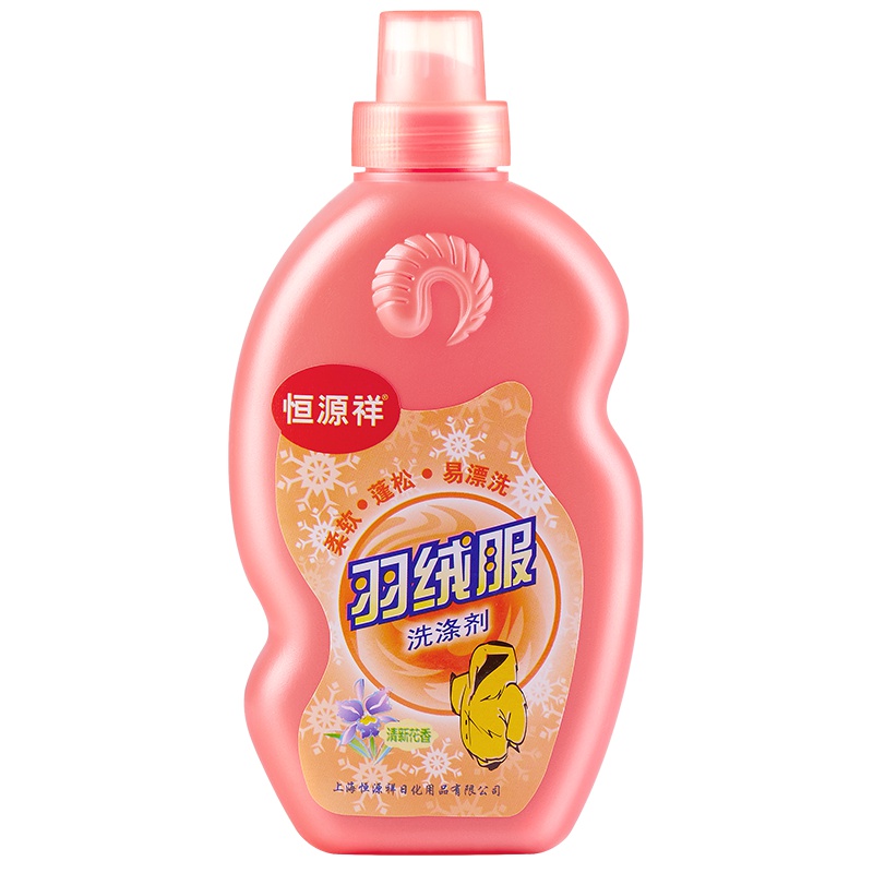 恒源祥 羽绒服清洗剂可水洗专用洗衣液 家用强力清洁洗涤清洗液
