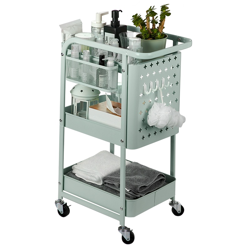 炊大皇(COOKER KING) 洞洞板置物车(浅绿)CA04DD