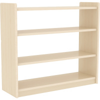 现代简约三层柜无背板创意书架置物架学生儿童简易书柜落地储物架